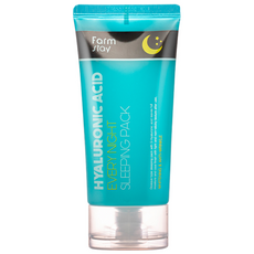 Farm stay 植物莊園 玻尿酸夜間修護晚安面膜, 120ml, 1個