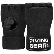 FIVING 권투 장갑 핸드랩 mma 장갑형 이너글러브 착용빠름 너클보호, 1세트, 블랙
