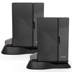 유토렉스 가정용 UV LED 살균 일렉트릭 히팅 건조 벽걸이 건조기 소독기 블랙 미러 칫솔살균기 UTC-83UV 1+1, 블랙 1+1