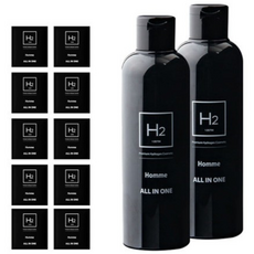 H2 옴므 올인원 남성화장품 200mlx2개+(파우치10장증정), 2세트