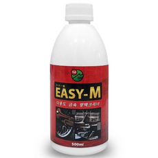 이지엠 다용도 금속 광택 크리너 500ml 구리합금 스텐 알루미늄 코팅, 1개