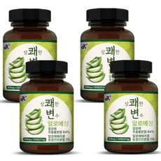 상쾌한 변수 알로에정 120정, 4개, 37.2g