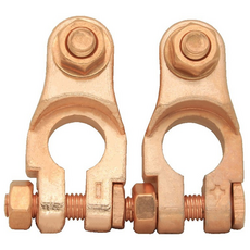 진주바다 자동차 배터리 터미널 단자 대형차 버스 음극(-) 양극(+) 2개 1세트