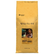 맥널티커피 행복을 주는 커피 원두 브라질 산토스, 1kg, 1개, 핸드드립
