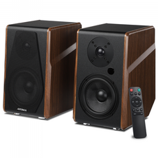 AIIMA S700 액티브북셀프스피커 120W 블루투스 무선 하이파이 사운드 시스템 우든쉘프 스피커 오디오 아웃풋 서브우퍼, 책꽂이 스피커