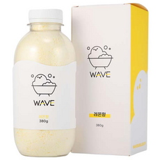 웨이브코리아 과일 버블바스 3종 거품목욕 아기입욕제 버블바스 옐로우 레몬, 380g, 1개