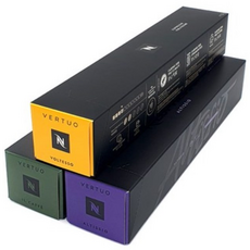 해수미 네스프레소 정품 버츄오 캡슐 에스프레소 3종 세트, 52g, 10개입, 3박스