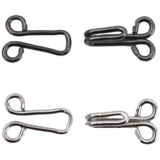 (10쌍)코트용걸고리 후크 의류걸고리, 실버