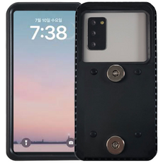 트라클 오토바이 배달대행 자석 범퍼 방수케이스, 아이폰타입