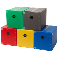 동진포장 이사박스 단프라박스 1호사이즈(340*290*240) 7개, 회색