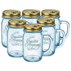 보르미올리 콰트로 드링크머그 415ml (블루) 6개