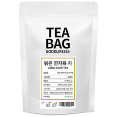 굿라이프365 친환경 티백망 볶은 연자육차 삼각티백, 2g, 1개, 50개입