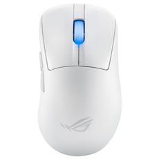 ROG Keris II Wireless Ace 無線滑鼠 三模連接 光學微動, 主商品+贈Scabbard Medium,白色