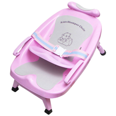 맘스베이비 곰돌이 샴푸의자, 1개, 핑크