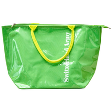 스위칠랜드 쿨러백 PVC 보냉가방 15L (차량용 골프용 피크닉용 장보기용), 네온그린