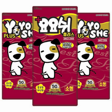 요요쉬 플러스 배변패드 플로랄와인향, 50개입, 3개 50개입, 3개