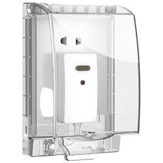 STARIUM 雙孔插座防水保護蓋 透明, 1個