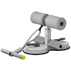 HAM최신형 윗몸일으키기 보조기 권복 당기기 더블척 남녀용 윗몸일으키기 훈련 권복기, 그레이 더블 빨판, 1개