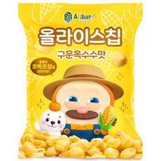올바름 독도쌀과자 올라이스칩, 1개, 50g, 구운옥수수맛