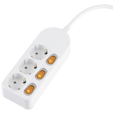 국산 멀티탭 3구 7m 과부하 차단 안전 접지 멀티탭 개별 스위치 멀티 콘센트, 1개
