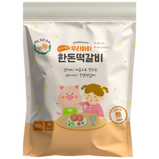 미소다 한돈떡갈비 유아식반찬 아기반찬 300g, 1개