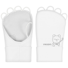 카카오프렌즈골프 프로도 UV차단 남성 손등토시 골프장갑, 화이트