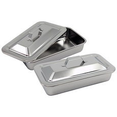 셀프미인 사각밧트 개부바트 알코올솜통 스폰지캔 거즈캔 원형솜통 네일 피부 미용 병원 바트, 1개