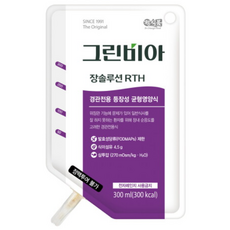 [그린비아] [정식품] 장솔루션 RTH 경관식 등장성 균형영양식 환자식 300mlx20포, 300ml, 20개