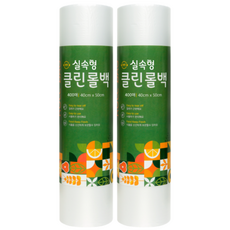 클린롤백 40 x 50 cm, 특특대(XXL) 이상, 400개입, 2개