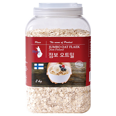 [이잡곡이다] 핀란드산 쫄깃한 점보오트밀 2kg, 1개