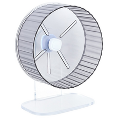 퍼피즈랩 무동력 러닝휠 아크릴 쳇바퀴 21cm, 검정, 1개