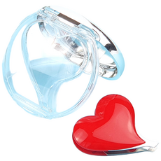 프리미엄 하트 트위저 휴대용 트위져 쪽집게 족집게 미용 핀셋, 1개, 레드