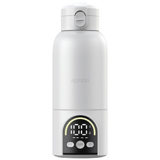 Apnoo 휴대용 분유포트 무선 보온 여행용 전기 포트기 316SUS 12000mAh 충전식 보온병, AP925A-1