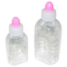 한의바이오 시럽병 12cc 20cc 투약 약통 물약병 반투명 시약병 샘플병 소분병 다용도용기 공병 보관통 아기약병 캐릭터 긴마개투약병 안전컵마개 리빌드골병 소분공병 안약, 100개