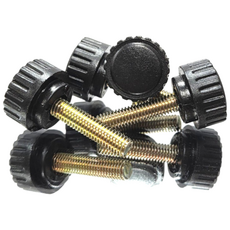 손잡이 볼트 플라스틱 원형 노브 M5, 20개, 15mm