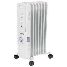 (본사공식) 한양테크 타이머 전기 라디에이터 5핀/7핀/9핀/11핀/15핀 동파방지 가정용 업소용, 타이머 라디에이터 7핀(화이트 HYR-07)