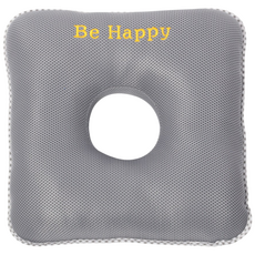 한성실업 에어메쉬 기능성 도넛방석 회음부방석 산모방석, 에어메쉬 기능성 사각방석_그레이, 1개