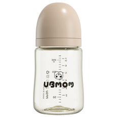 유비맘 PPSU 시그니처 노꼭지 젖병, 초코, 200ml, 1개