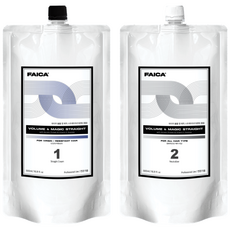 파이카 볼륨 앤 매직 스트레이트 펌제 다운펌 슬릭펌 웨이브 겸용제품 1제 500ml + 2제 500ml, 1제(건강모)+2제(중화제), 1개