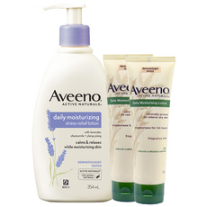 Aveeno 艾惟諾 薰衣草燕麥舒緩乳液 354ml+保濕乳液 71ml 2入, 1組