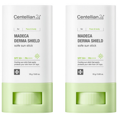센텔리안24 마데카 더마 쉴드 세이프 선스틱, 18g, 2개