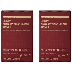 에스더포뮬러 여에스더 리포좀 글루타치온 다이렉트 울트라 X, 9.75g, 2개