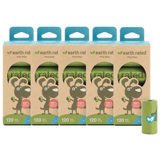 얼스레이티드 풉백 강아지 애견휴대용 배변봉투 리필 120매 x 5개, 120개, 120개