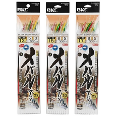 백경 외줄채비 특수어피 8본 외바늘 카드 채비 어피 가자미 열기 볼락 우럭 낚시, 1개