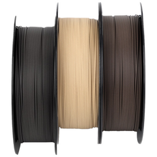 켁셀드 우드 필라멘트 목분 WOOD PLA 3D프린터 Filament 1kg 1.75mm, 브라운우드