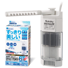 Suisaku 水作 Space Power Fit Plus 側面過濾器 白色 S, 2W, 1個
