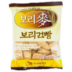 금풍제과 보리맥건빵 85g, 3개