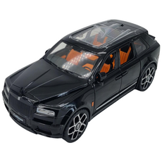 1:20 롤스로이스 캘리넌 컬리넌 럭셔리카 스포츠카 SUV 모형 다이케스트 완구 미니어쳐 피규어 자동차 장난감, 블랙, 1개