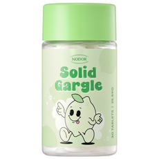본사공식판매 노도르 고체가글 라임향 30정 입냄새 제거 구취 관리 구강청결제 휴대용 가글, 1개, 25.6g