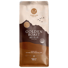 1kg 골든로스트 향미가좋은 고소한 아라비카100% 원두커피 갓볶은 신선한 로스팅원두 커피머신 추천원두, 1개, 홀빈(분쇄안함)